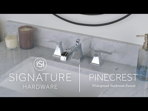 The Art Deco-Inspired Pinecrest Bathroom Faucet