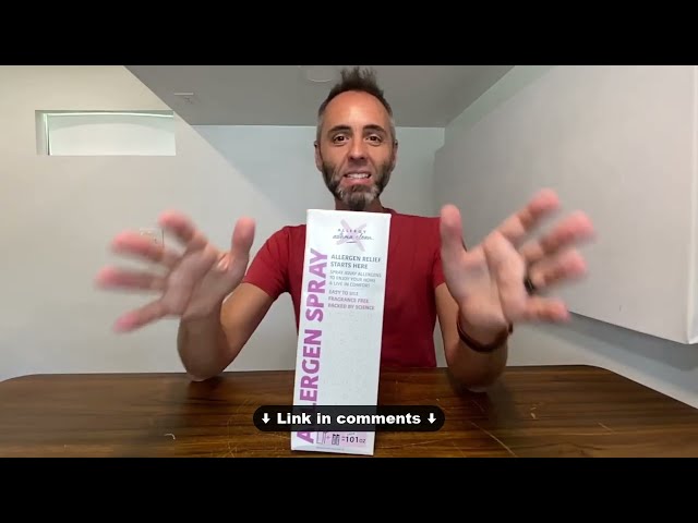 Best Allergen Spray for Pets and Pollen - close-up view