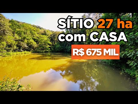 SÍTIO À VENDA EM SANTA CATARINA CASA ÁGUA NATUREZA SEGURANÇA E TERRA FÉRTIL R$675MIL