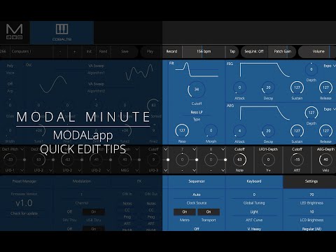Modal Minute #7 – MODALapp Quick Edit Tips