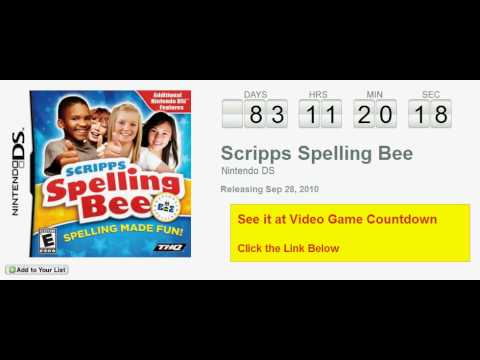 Scripps National Spelling Bee Nintendo DS