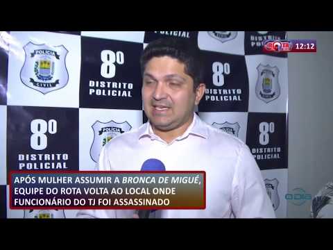 ROTA DO DIA 30 08  Equipe do Rota volta ao local do crime do funcionaÌrio do TJ