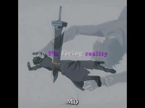 "I'm facing reality" - Kirito [Sword Art Online]