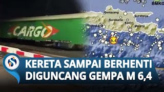 VIDEO VIRAL KERETA BERHENTI SAAT GEMPA! KAI Buka Suara Soal Guncangan M 6,4 Pacitan di Yogyakarta