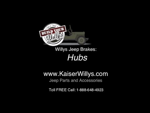 Willys Jeep Brake Hubs