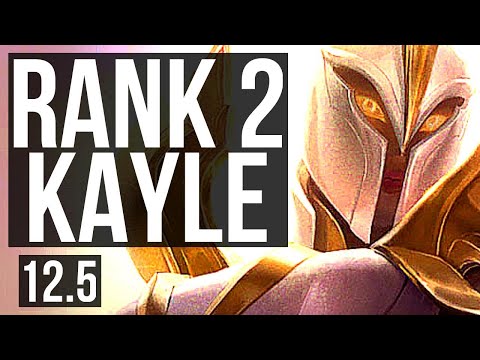 KAYLE vs YASUO (TOP) | Rank 2 Kayle, 3/2/8 | TR Grandmaster | 12.5