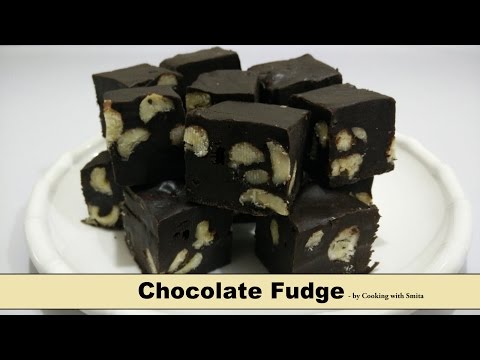 3 Ingredient Chocolate Fudge Recipe by Cooking with Smita | Easiest Homemade Fudge