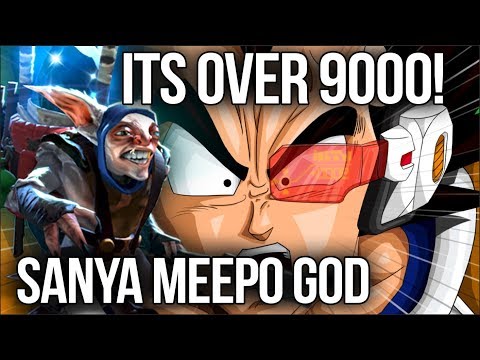 Sanya APM over 9000! Crazy Meepo Control Dota 2 - Practice for TI8