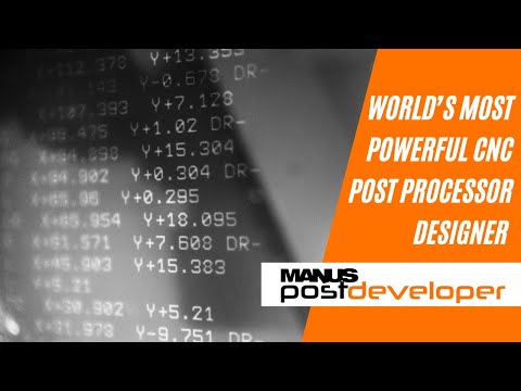 MANUSpost Developer CNC-Postprozessor-Design-Software