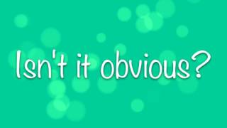 &quot;Obvious?&quot; Hollyn Lyric Video