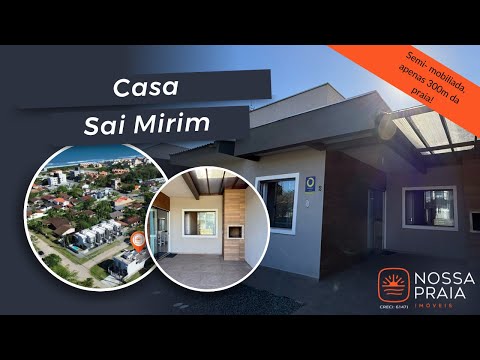 Vídeo - Casa com 3 dormitórios à venda, 66 m² por R$ 550.000,00 - Sai Mirim - Itapoá/SC - Casa em Sai Mirim, Itapoá - à venda - Nossa Praia Imóveis