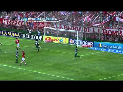Tatengue al ataque. Unión 0 - Sarmiento 1. Fecha 23. Torneo de la Primera B Nacional 2013/14. FPT