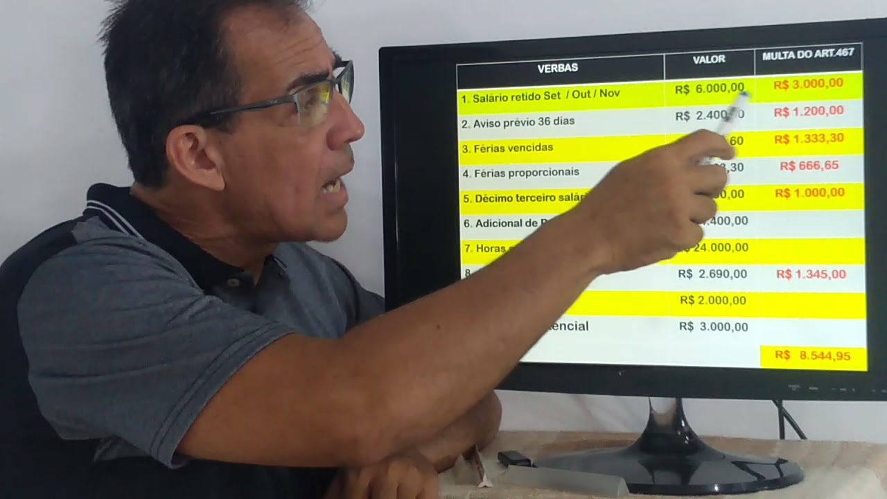 AULA 04 - CURSO COMPLETO DE DEPARTAMENTO PESSOAL & CÁLCULOS TRABALHISTAS COM PJE-CALC.