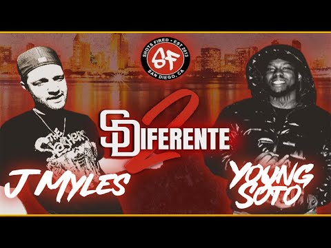 J Myles vs youngxsoto :: #SDiferente2 Shots Fired Rap Battle