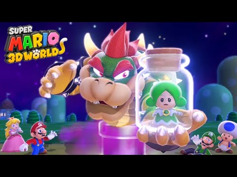 Super Mario 3D World - Walkthrough Part 3 - World 3 (Nintendo Gameplay)