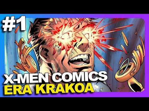 SAGA X-MEN DA HQ PARTE 1 - ERA KRAKOA | X-MEN COMICS BOOK