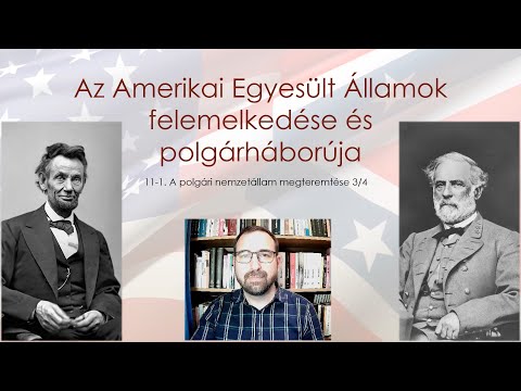Az Egyesült Államok felemelkedése és polgárháborúja - Száray 11-1., 3/4. - animált powerpoint