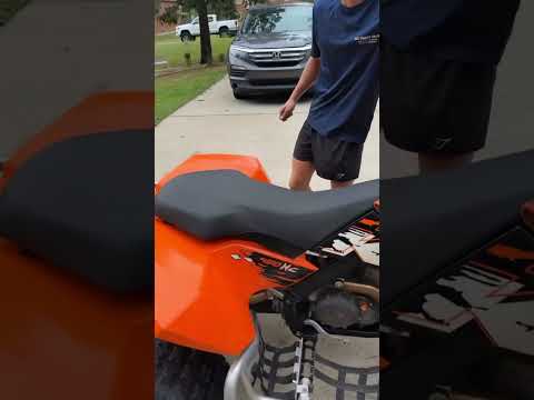 KTM 450 Quad quick exhaust delete.