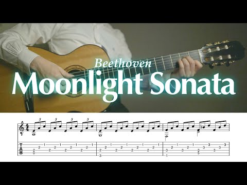 Beethoven - Moonlight Sonata |1st Movement｜ TAB