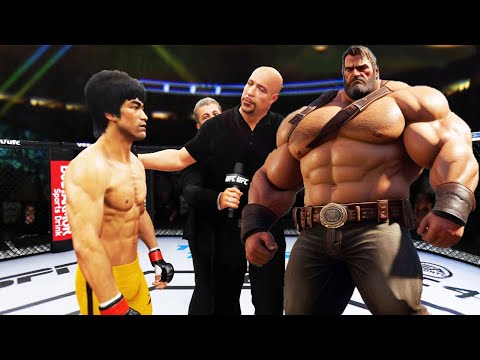 PS5 Bruce Lee vs. Giant Goliath (EA Sports UFC 4)