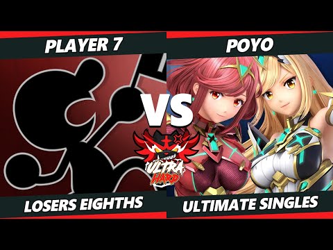 Ultra Hard Top 8 - Player 7 (Game & Watch) Vs. Poyo (Pyra Mythra) SSBU Ultimate Tournament
