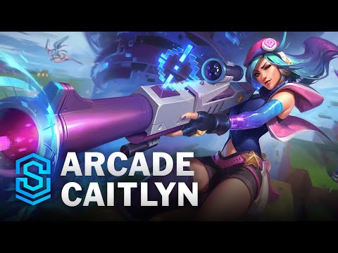 Arcade Caitlyn (2021 ASU) Skin Spotlight - League of Legends