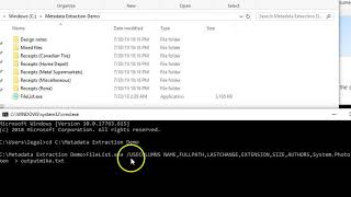Export detailed metadata from Windows Explorer to Excel Spreadsheet