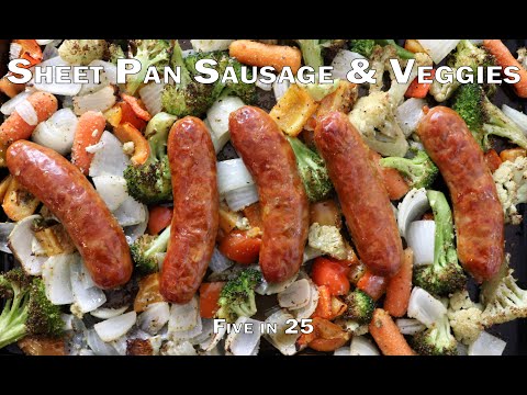 Sheet Pan Sausage and Vegetables