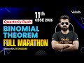 Binomial Theorem Full Marathon Quarterly Rush Class 11 CBSE 2026 Shimon Sir