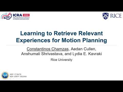 Learning to Retrieve Relevant Experiences for Motion Planning