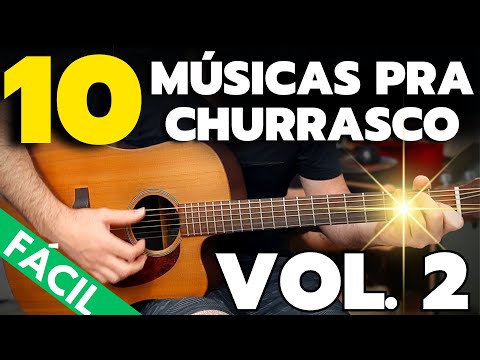 10 MÚSICAS FÁCEIS para tocar no churrasco - Vol. 2 - Renan Zimmer 🎸