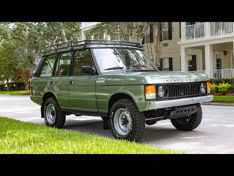 Fully RESTORED (1990) Range Rover Classic with LS3 Engine | ECD Automotive Design