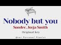 Nobody but You - Sonder, Jorja Smith (Piano Karaoke) - Instrumental Cover with Lyrics
