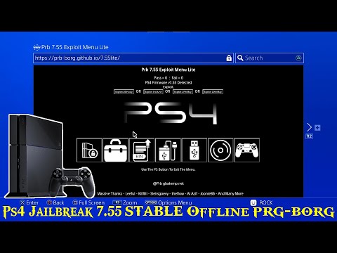 Ps4 Jailbreak  7.55 Prb - Borg Offline Goldhen 1.1 | 1st Attempt |