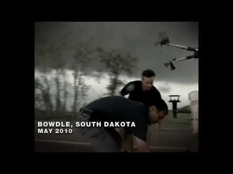 Twistex deploying a probe while near the close by tornado