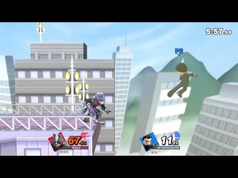 Wolf vs Mii Swordfighter