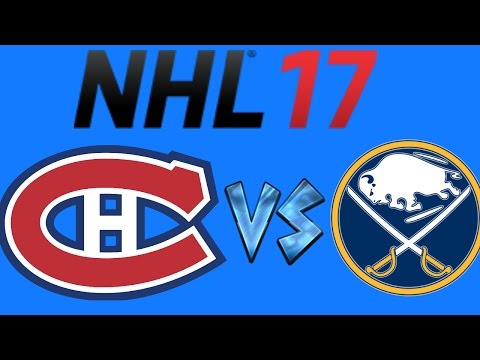 NHL 17 Montreal Canadiens Vs Buffalo Sabres (Full Game)