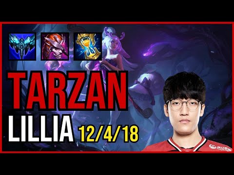TARZAN - LILLIA vs POPPY Jungle - KR Grandmaster - Patch 11.5