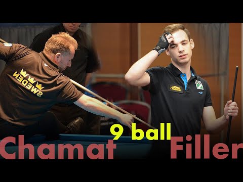 Marcus CHAMAT vs Joshua FILLER | Quarterfinal 9 ball Eurotour