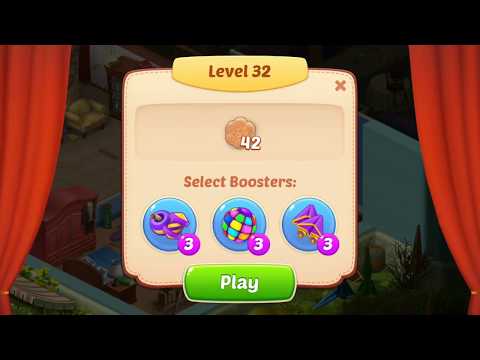 Homescapes Level 32 Walkthrough