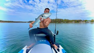 Her Catch Was BIGGER Than Mine !