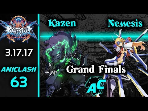 AniClash 63 - Kazen (Susanoo) vs Nemesis (Mu) Grand Finals Blazblue CF