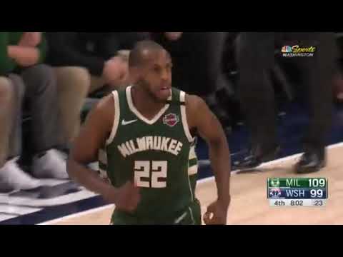 BUCKS wins vs WIZARD Overtime ' ' Khris Middleton HIGHLIGHTS 40PTS 5REB 5 AST