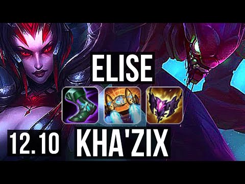 ELISE vs KHA (JNG) | 6/0/12, 1.0M mastery, Dominating | NA Diamond | 12.10