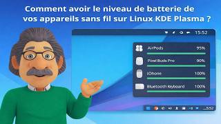 Linux, comment afficher la batterie de vos appareils sans fil sur KDE Plasma ?