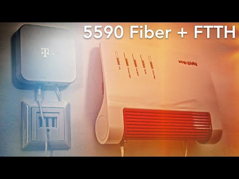 FRITZ!Box 5590 Fiber am FTTH Anschluss der Telekom