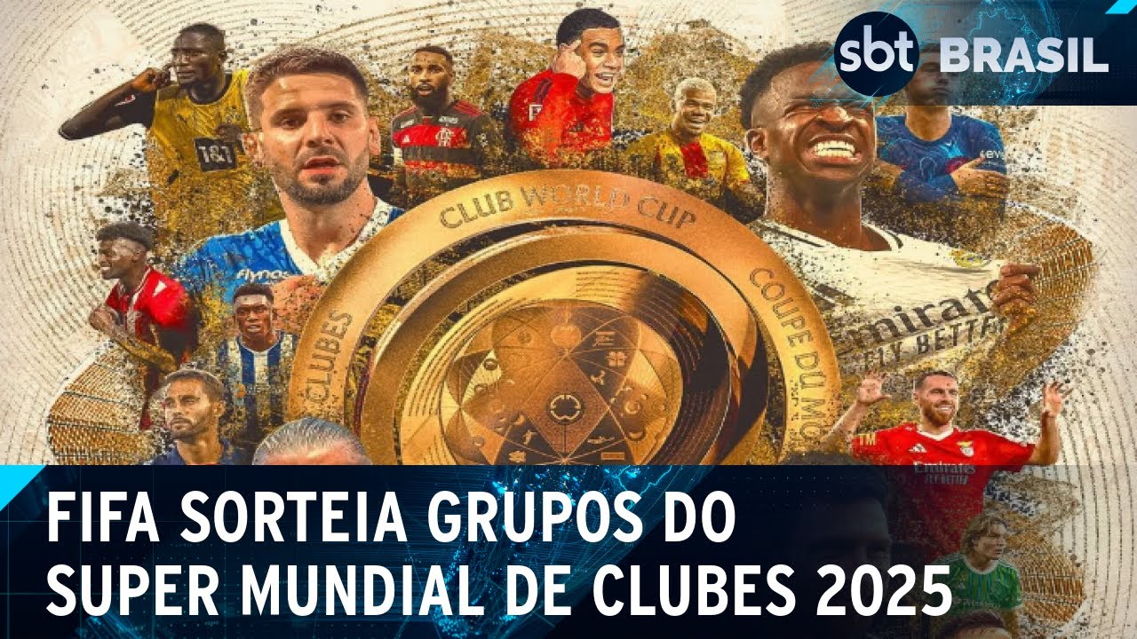 Confira os grupos sorteados para o Super Mundial de Clubes 2025 | SBT Brasil (05/12/24)