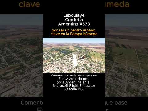 Laboulaye, Cordoba desde el Microsoft Flight Simulator #laboulaye #cordoba #msfs #joaha45