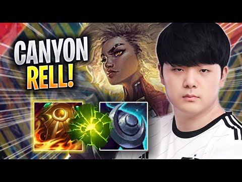 CANYON DOMINATING WITH RELL! - DK Canyon Plays Rell JUNGLE vs Graves! | Season 2023