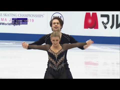 Kirsten Moore-Towers & Michael Marinaro Worlds 2019 Warmup + FS (CBC)